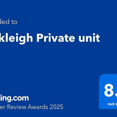 Willa Oakleigh Private Unit Zewnętrze zdjęcie
